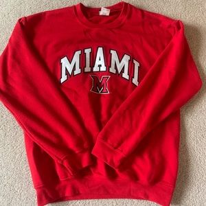 Miami of Ohio Gildan Crew Neck Sweatshirt